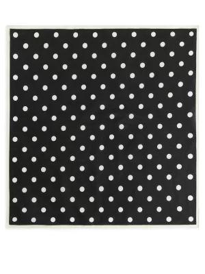 Tous Les Accessoires-ARKET Bandana en coton Noir/Blanc