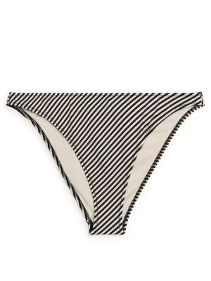 Maillots De Bain-ARKET Bas de maillot imprimé Noir/Blanc