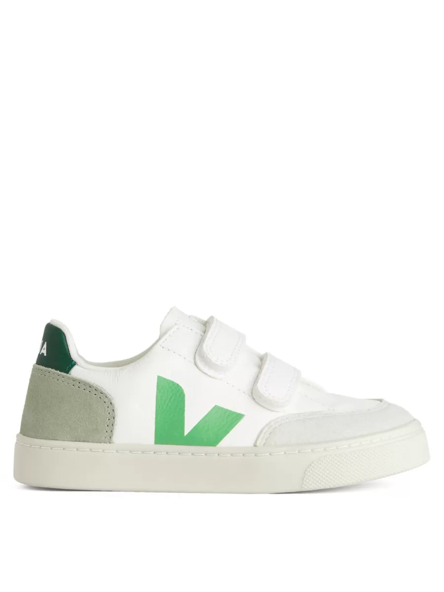 Toutes Les Chaussures-ARKET Baskets Veja V-12 Junior Blanc/Vert