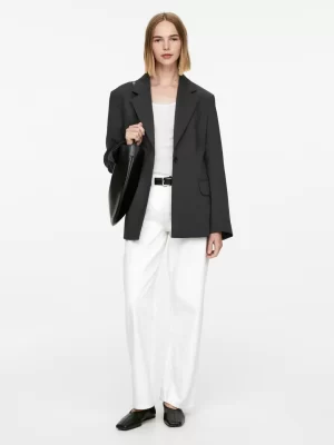 Blazers | Manteaux Et Vestes-ARKET Blazer ajusté à boutonnage simple gris