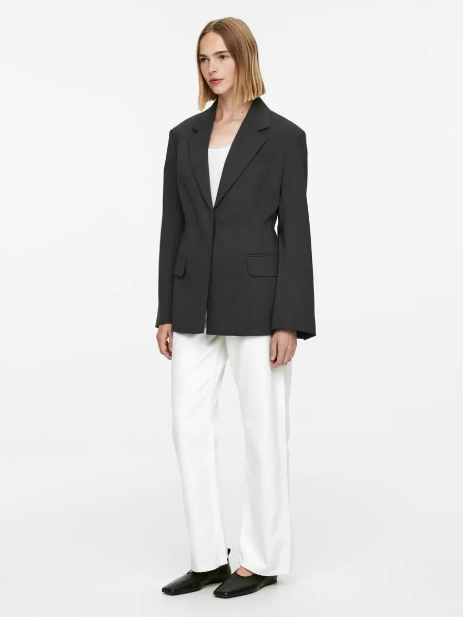 Blazers | Manteaux Et Vestes-ARKET Blazer ajusté à boutonnage simple gris
