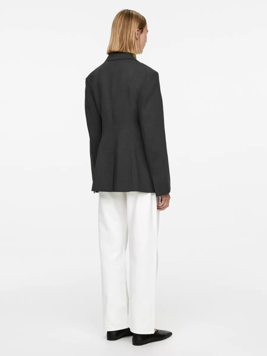 Blazers | Manteaux Et Vestes-ARKET Blazer ajusté à boutonnage simple gris