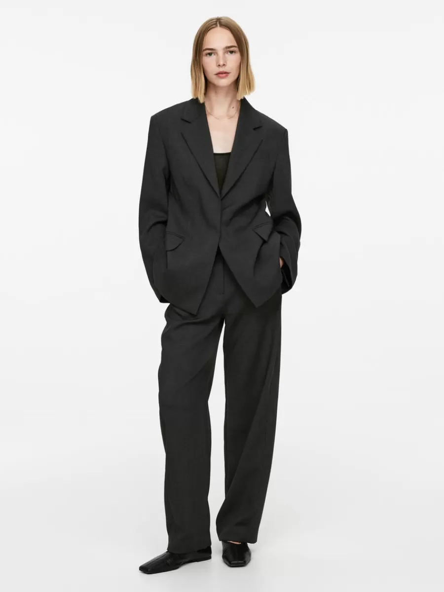 Blazers | Manteaux Et Vestes-ARKET Blazer ajusté à boutonnage simple gris