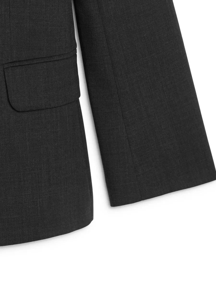 Blazers | Manteaux Et Vestes-ARKET Blazer ajusté à boutonnage simple gris