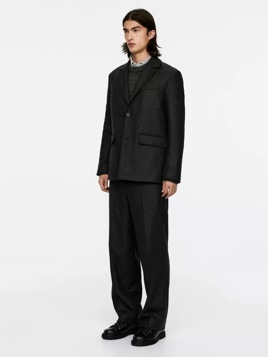 Costumes-ARKET Blazer en laine Gris foncé
