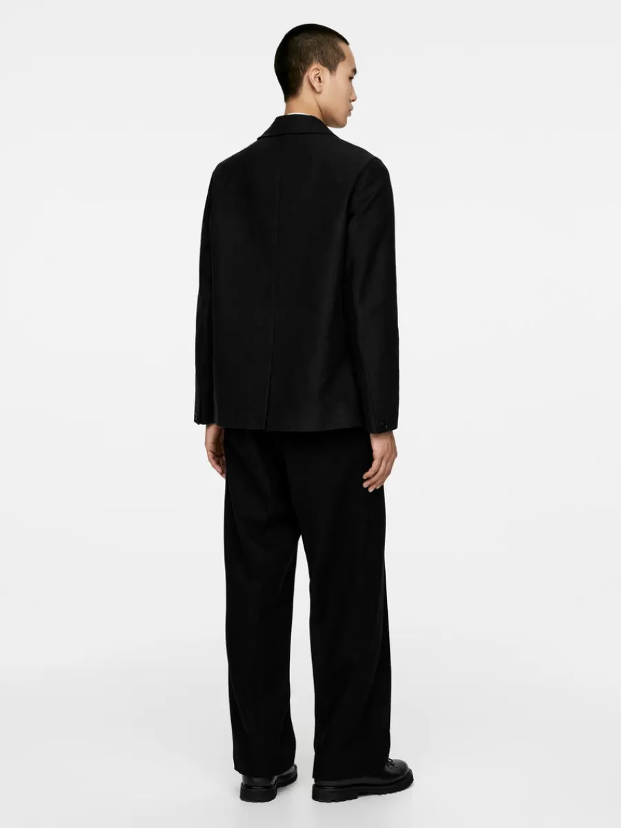 Costumes-ARKET Blazer en moleskine Noir