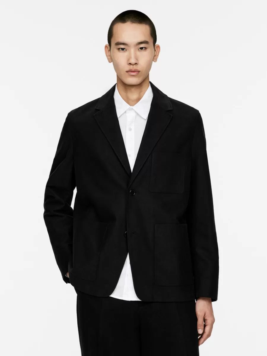 Costumes-ARKET Blazer en moleskine Noir