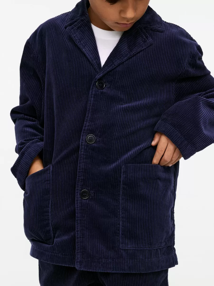 Manteaux Et Vestes | Manteaux Et Vestes-ARKET Blazer en velours Bleu foncé