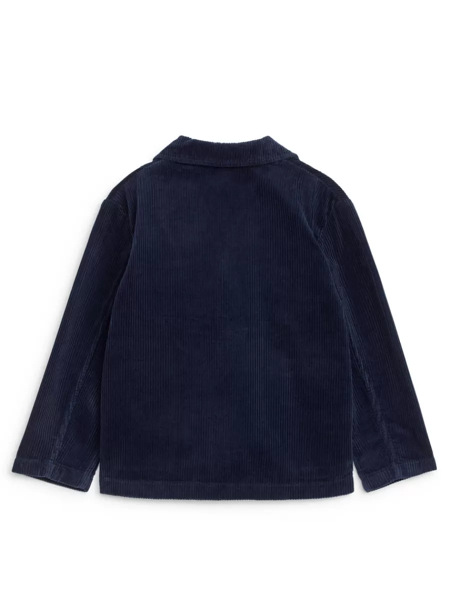 Manteaux Et Vestes | Manteaux Et Vestes-ARKET Blazer en velours Bleu foncé