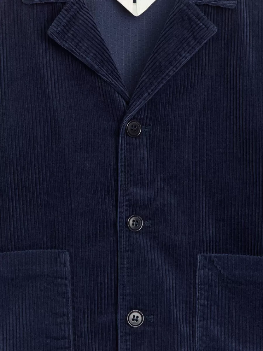 Manteaux Et Vestes | Manteaux Et Vestes-ARKET Blazer en velours Bleu foncé
