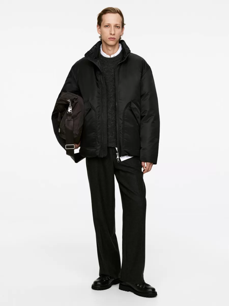 Vêtements De Sport | Manteaux Et Vestes-ARKET Blouson aviateur Upcycled Down Noir