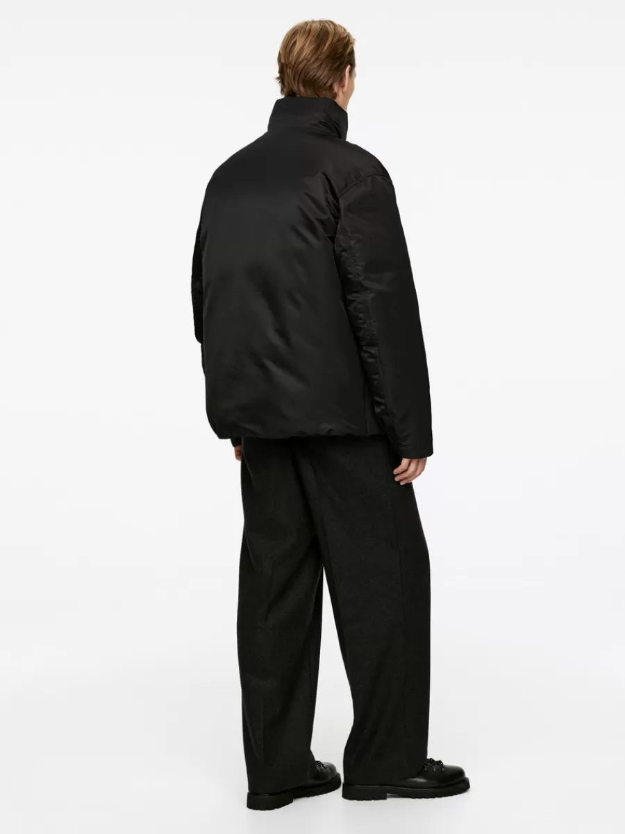 Vêtements De Sport | Manteaux Et Vestes-ARKET Blouson aviateur Upcycled Down Noir