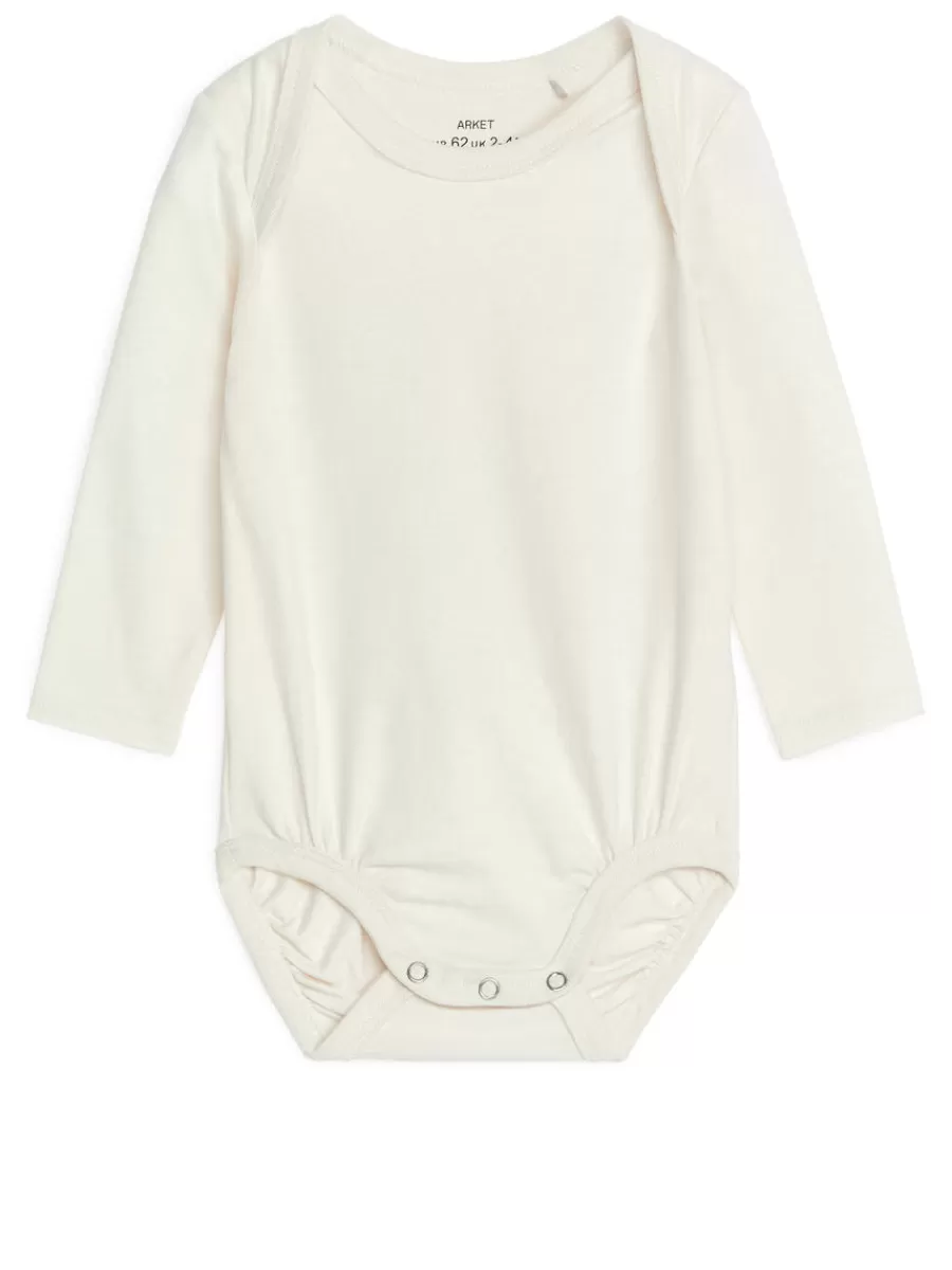 Bodys-ARKET Body en coton doux pour nouveau-né Blanc