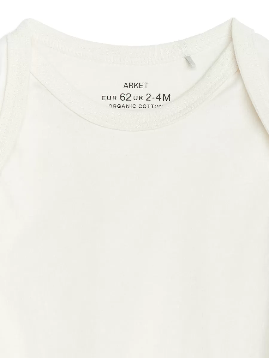 Bodys-ARKET Body en coton doux pour nouveau-né Blanc