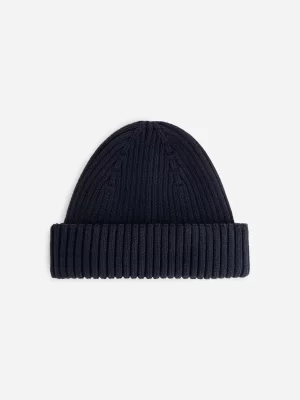 Bonnets-ARKET Bonnet en coton côtelé Bleu foncé