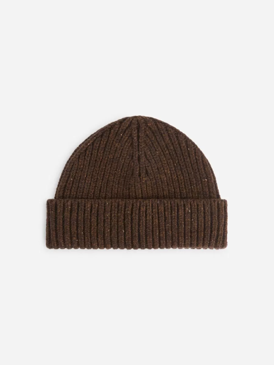 Bonnets-ARKET Bonnet en laine Brun chiné