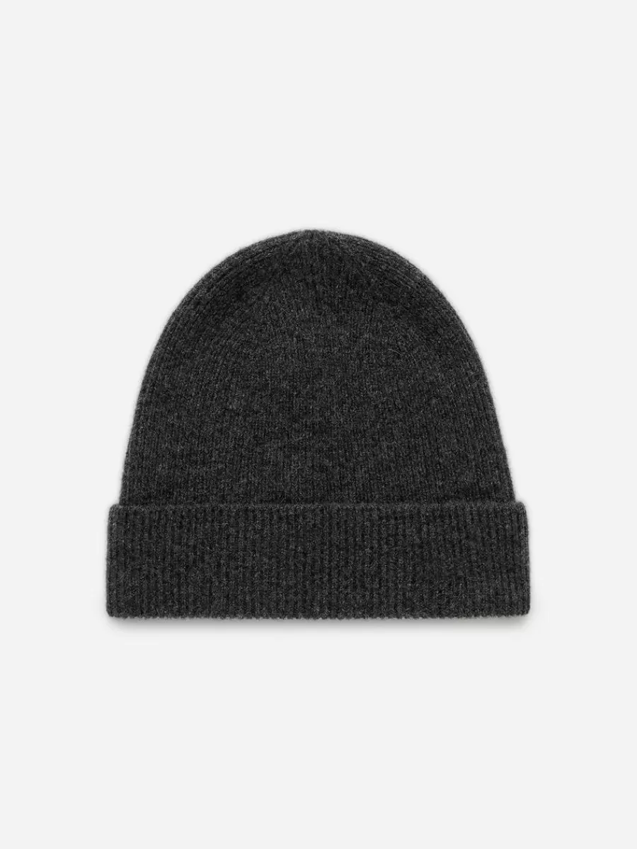 Bonnets-ARKET Bonnet en laine et cachemire Gris foncé