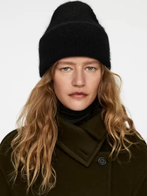 Bonnets Et Gants-ARKET Bonnet en mélange d'alpaga et de laine mérinos Noir