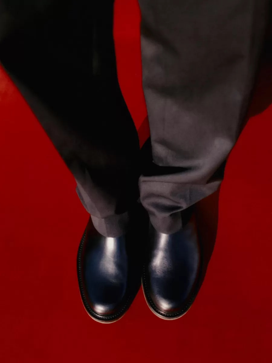 Bottes | Chaussures En Cuir-ARKET Bottes Chelsea en cuir Noir