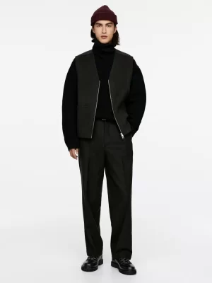 Bottes | Chaussures En Cuir-ARKET Bottes de randonnée en cuir Noir