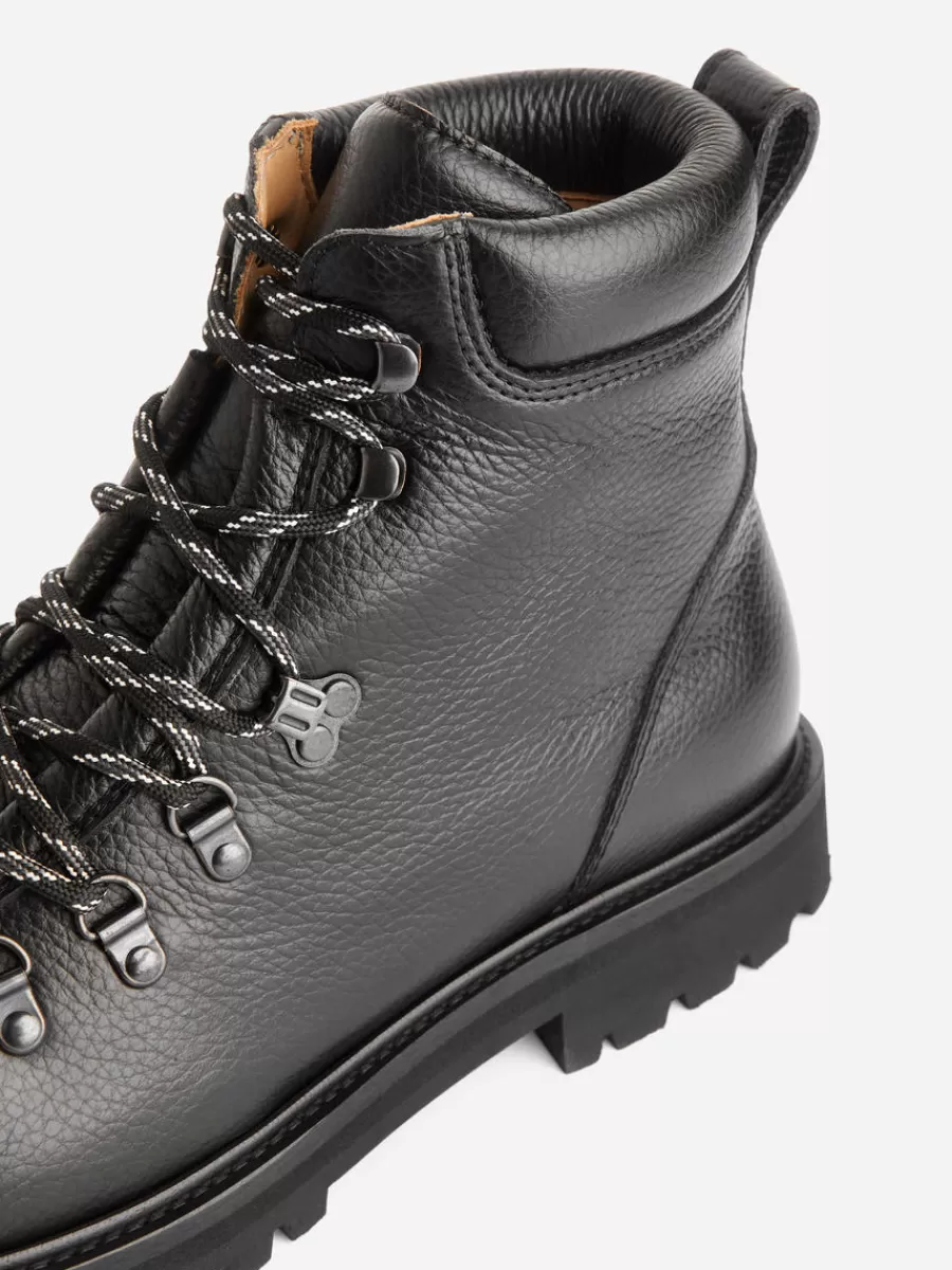 Bottes | Chaussures En Cuir-ARKET Bottes de randonnée en cuir Noir