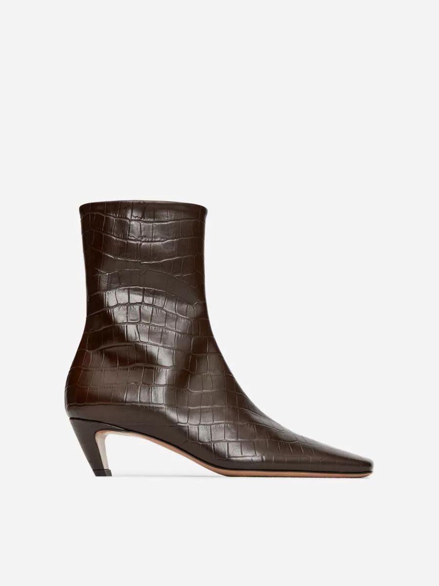 Toutes Les Chaussures-ARKET Bottines à bouts carrés Marron foncé
