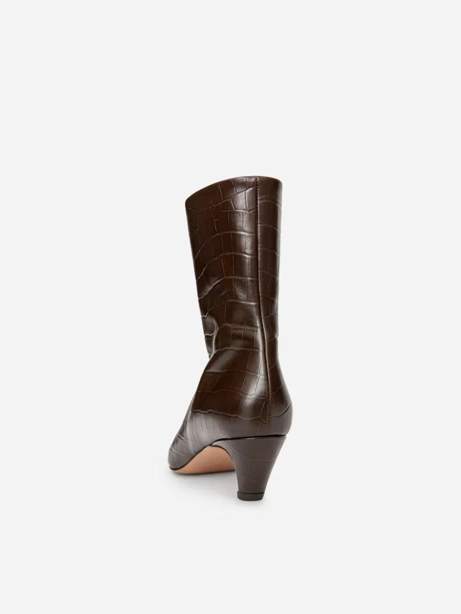 Toutes Les Chaussures-ARKET Bottines à bouts carrés Marron foncé