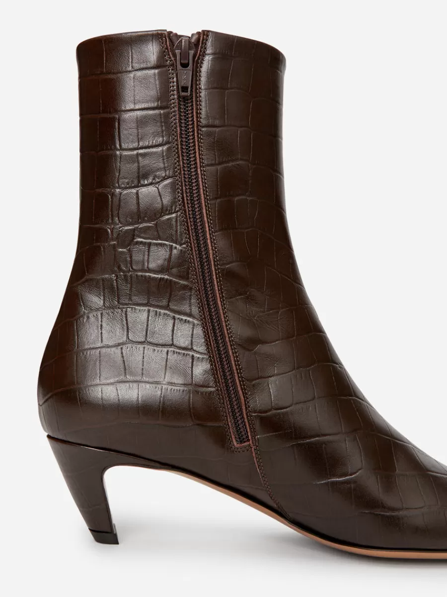 Toutes Les Chaussures-ARKET Bottines à bouts carrés Marron foncé