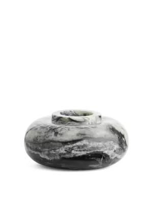 Bougeoirs-ARKET Bougeoir en marbre gris