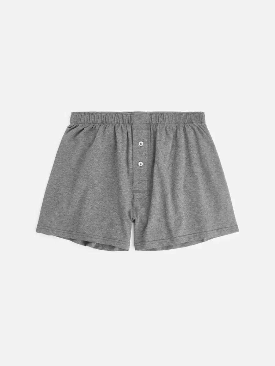 Sous-Vêtements-ARKET Caleçons en jersey, lot de 2 gris