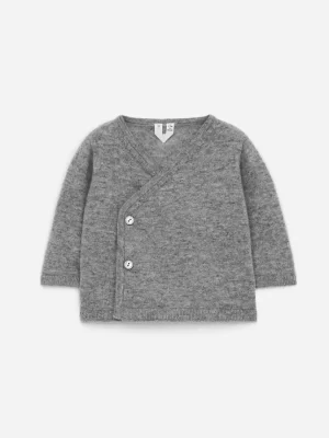 Maille-ARKET Cardigan en cachemire pour nouveau-né gris