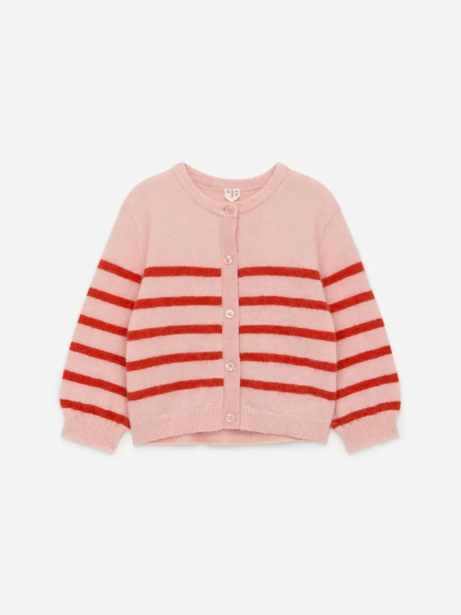 Maille | Maille-ARKET Cardigan en laine et alpaga Rose/Rouge