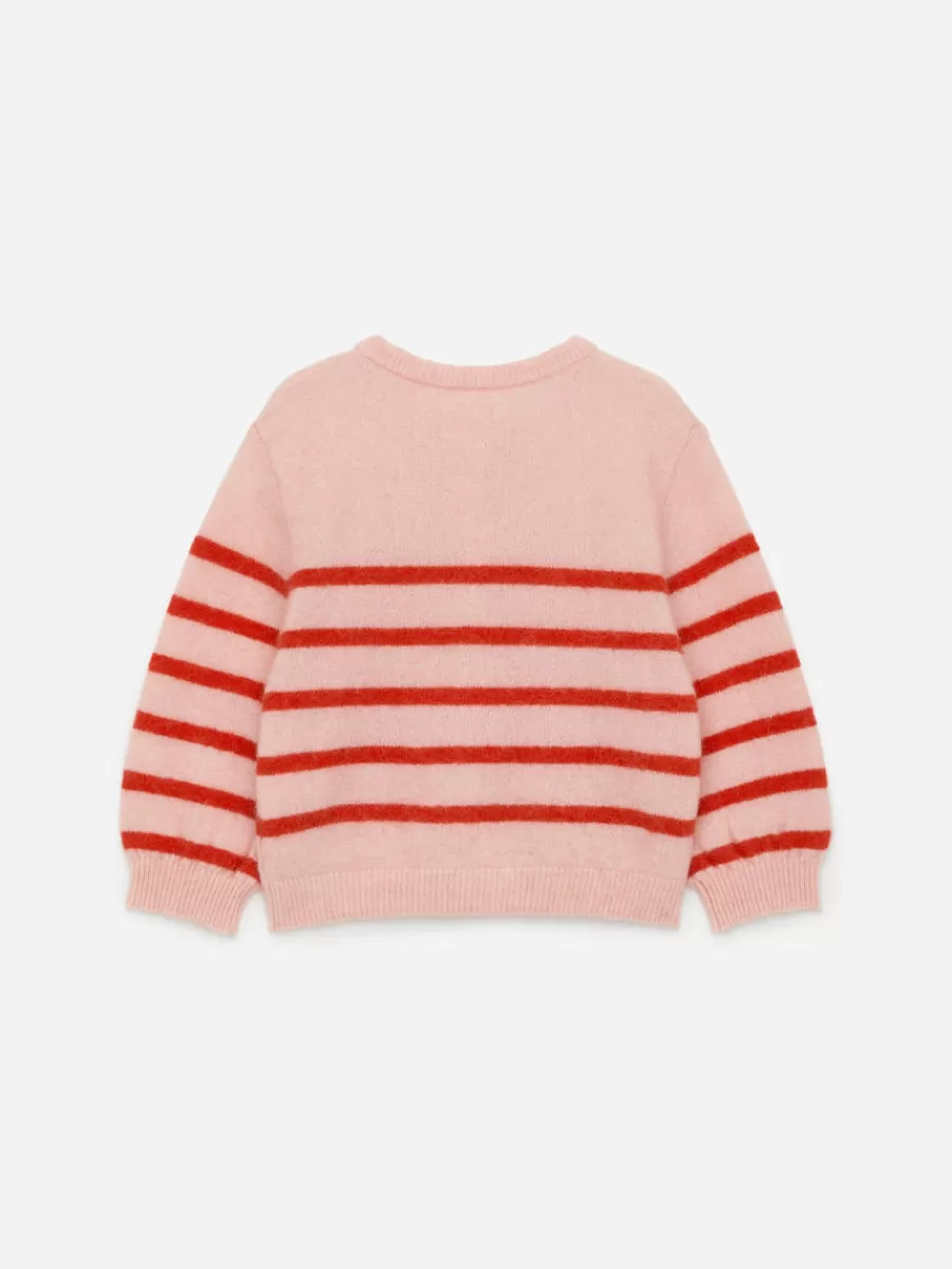 Maille | Maille-ARKET Cardigan en laine et alpaga Rose/Rouge