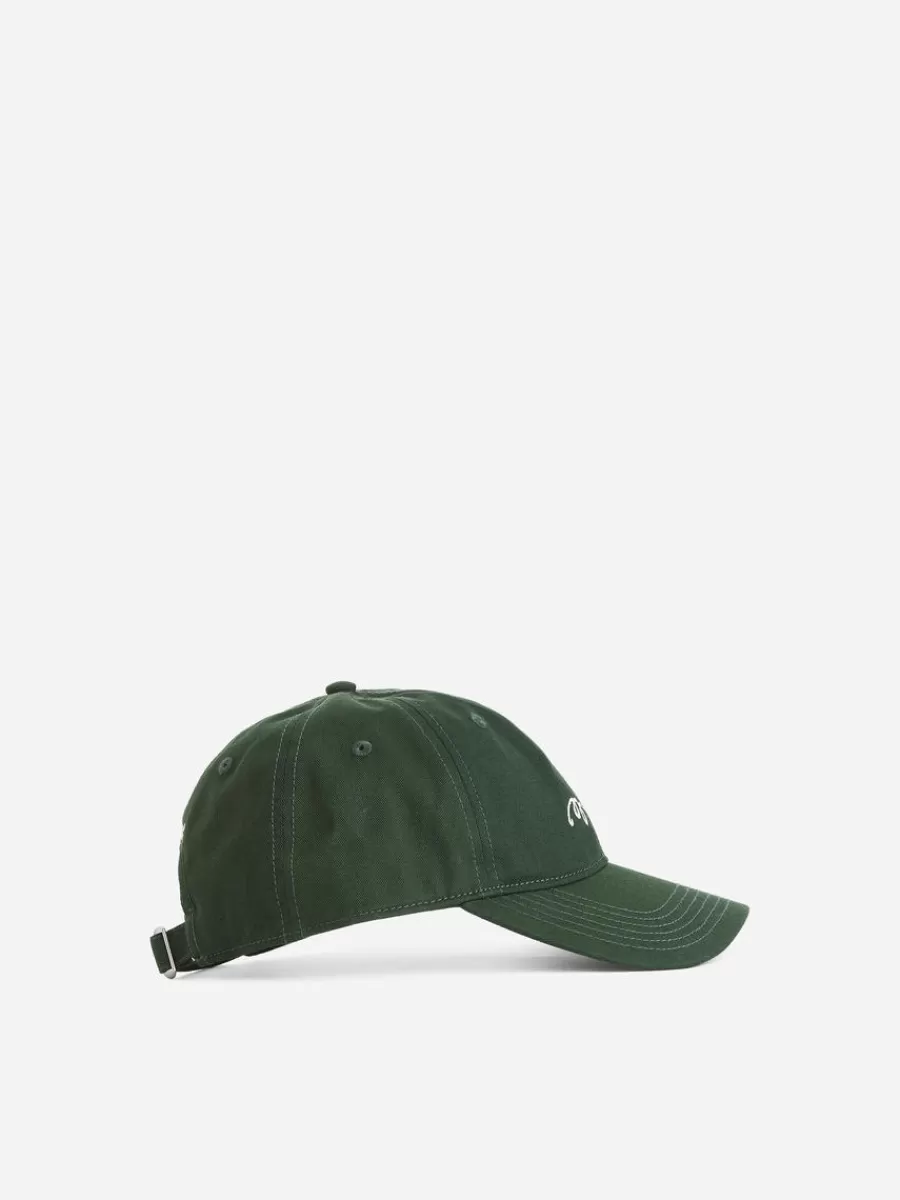 Chapeaux-ARKET Casquette CAFÉ Vert foncé