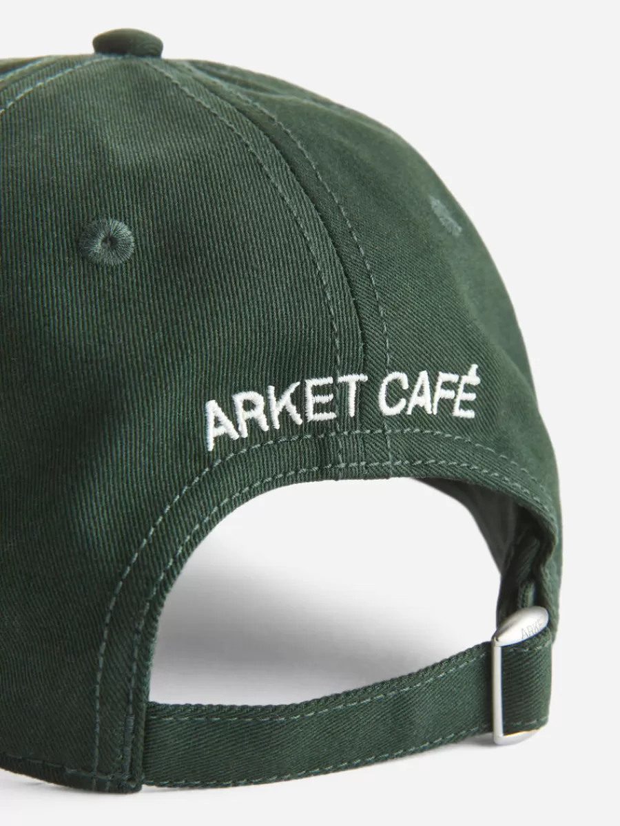 Chapeaux-ARKET Casquette CAFÉ Vert foncé