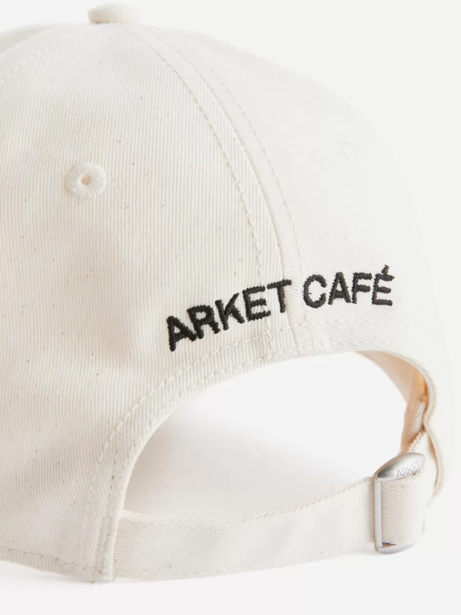 Chapeaux-ARKET Casquette CAFÉ Blanc cassé