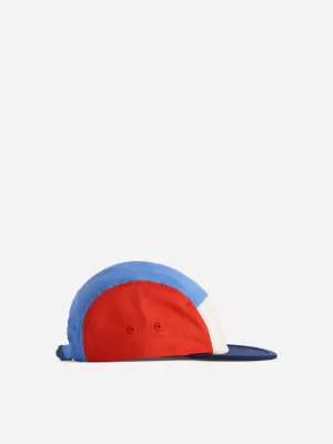 Tous Les Accessoires-ARKET Casquette color block Bleu/Rouge
