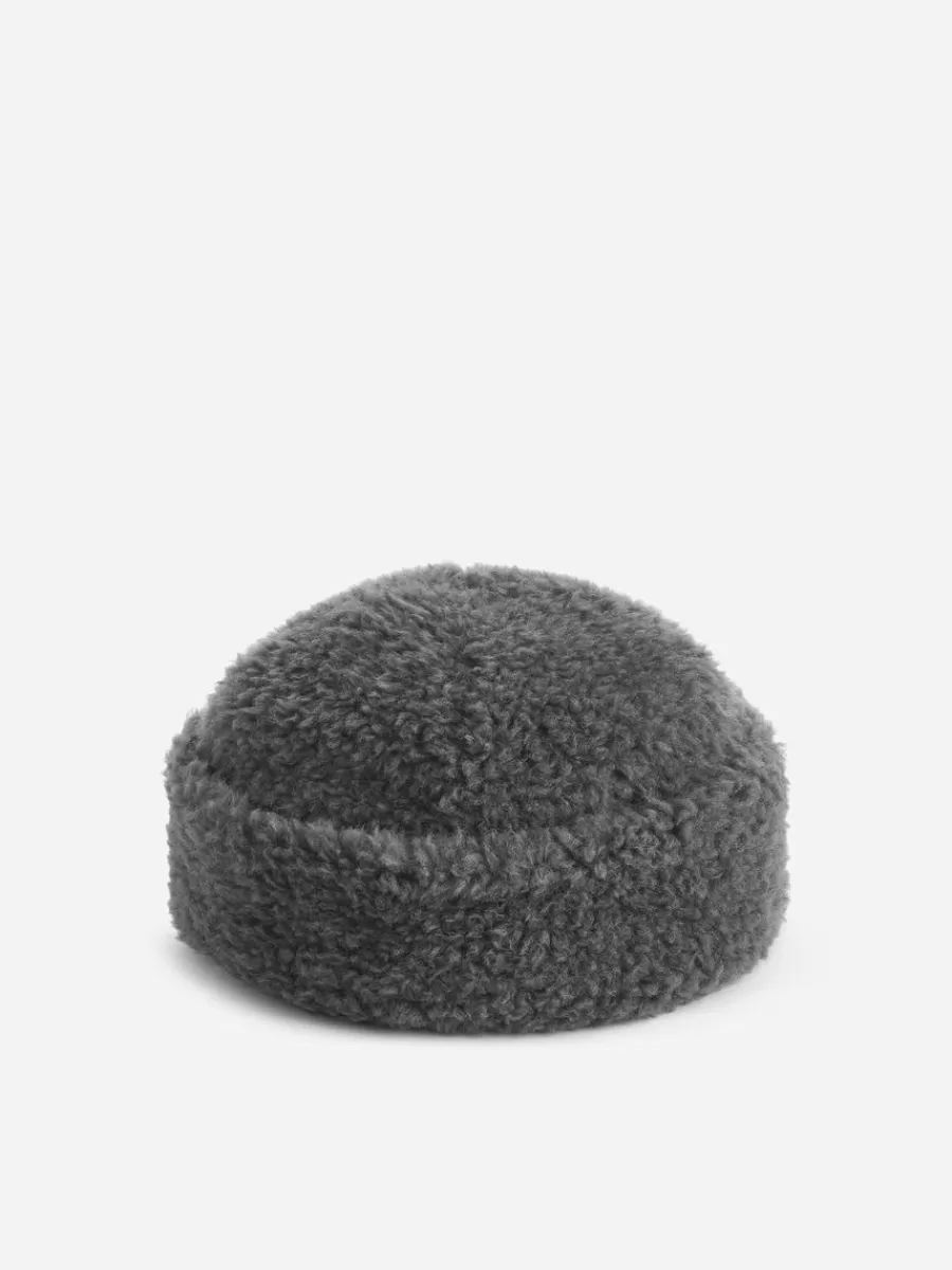 Bonnets Et Gants-ARKET Chapeau en peluche Gris foncé