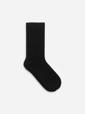Chaussettes-ARKET Chaussettes en coton Supima côtelé Black