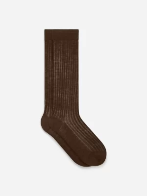 Chaussettes-ARKET Chaussettes transparentes Marron