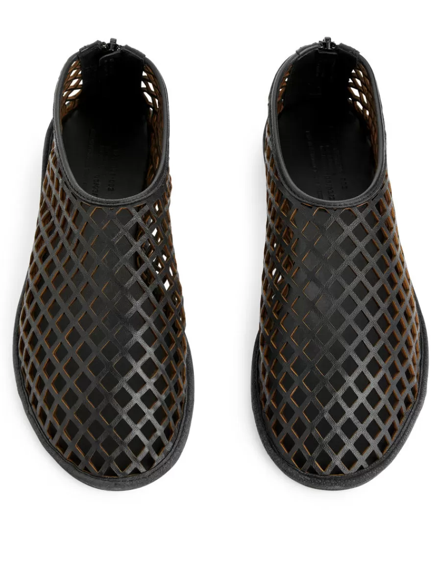 Toutes Les Chaussures-ARKET Chaussures ajourées plates en cuir Noir