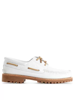 Chaussures En Cuir-ARKET Chaussures bateau Timberland à 3 œillets Blanc