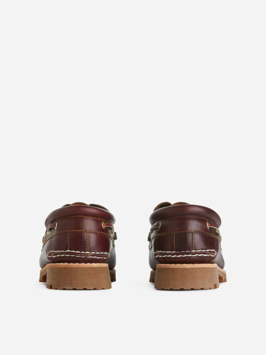 Chaussures En Cuir-ARKET Chaussures bateau Timberland à 3 œillets Marron