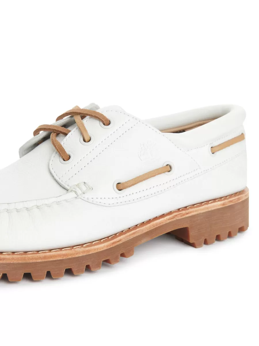 Chaussures En Cuir-ARKET Chaussures bateau Timberland à 3 œillets Blanc