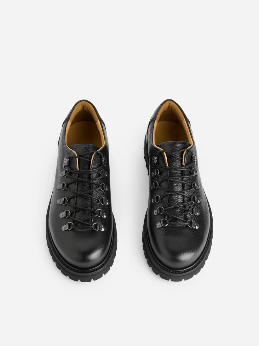 Bottes | Chaussures En Cuir-ARKET Chaussures de randonnée en cuir Noir