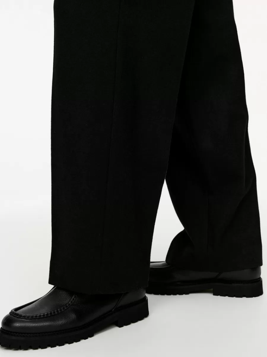 Chaussures En Cuir-ARKET Chaussures en cuir moc toe Noir
