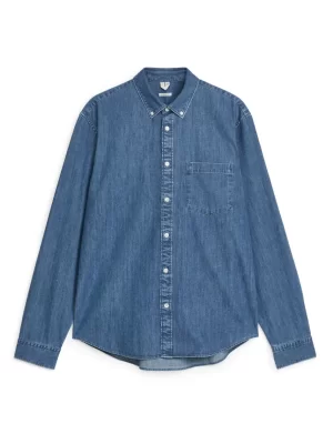 Chemises-ARKET Chemise en jean Bleu délavé