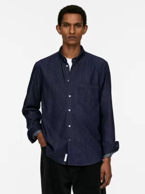Chemises-ARKET Chemise en jean Bleu foncé