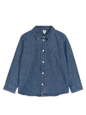Hauts | Chemises-ARKET Chemise en jean Bleu
