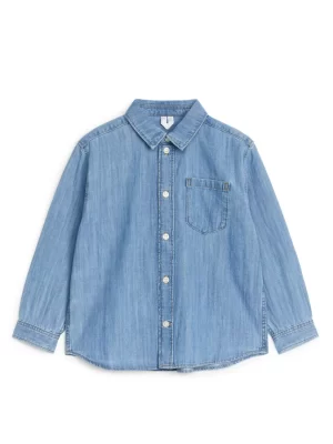Hauts | Chemises-ARKET Chemise en jean Bleu ciel